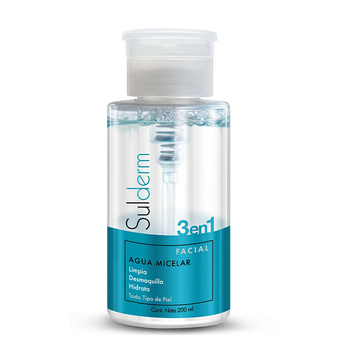 Sulderm Agua Micelar 3 en 1