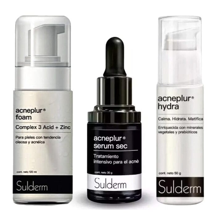 Kit Antiacné – Espuma + Sérum + Hidratante